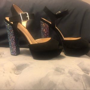 Black Platform Heels